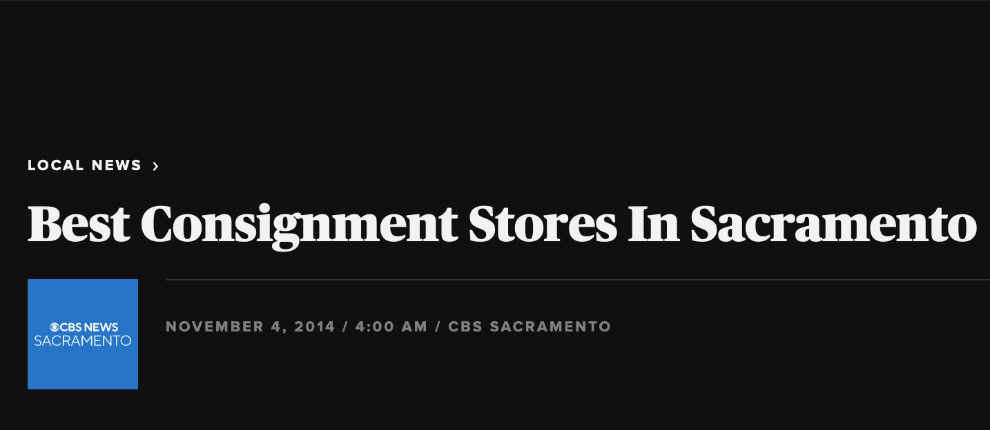 CBS News Names Article as one of the best - Article Consignment