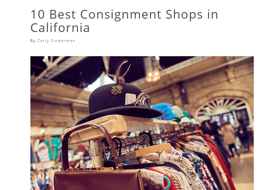 Article Consignment