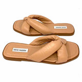 Steve Madden Avianna Women's Beige Size 9 Flat Puffer Slide