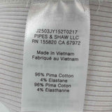 VERONICA BEARD Kearney Women's White Size M Contrast Polos