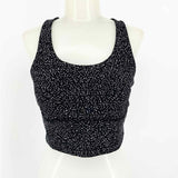 Lululemon Invigorate W2AV8S Women's Black Size 10 Racerback Abstract Bra