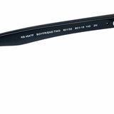 Ray Ban Boyfriend Two Black Square RB4547F Sunglasses