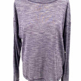 Lululemon Women's Purple Size S Lace-up heather Long Sleeve
