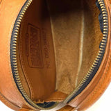 Coach 1995 Canteen D5G-9982 Leather Cognac Circle Crossbody