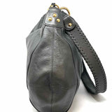 Onna Ehrlich Rachel Gray Foldover Tassel Pebbled Leather Satchel