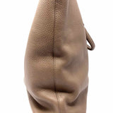 Prada Daino Taupe Pebbled Leather Tote