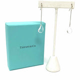 Tiffany & Co. Elsa Peretti 925 Sterling Silver Dangle Teardrop Crystal Earrings