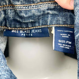 Bill Blass Women's Blue Size PM Trucker Denim Jacket