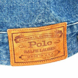 Polo Ralph Lauren Women's Blue Size S Button Down Denim Distressed Vest