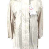 Prada Women's Gray Size 42/6 Hooded Rain Jacket