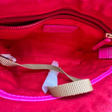 Dooney & Bourke White Pink Rectangular Floral Crossbody