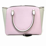 Kate Spade Phoebe Medium Purple Gray Color Block Pebbled Leather Tote