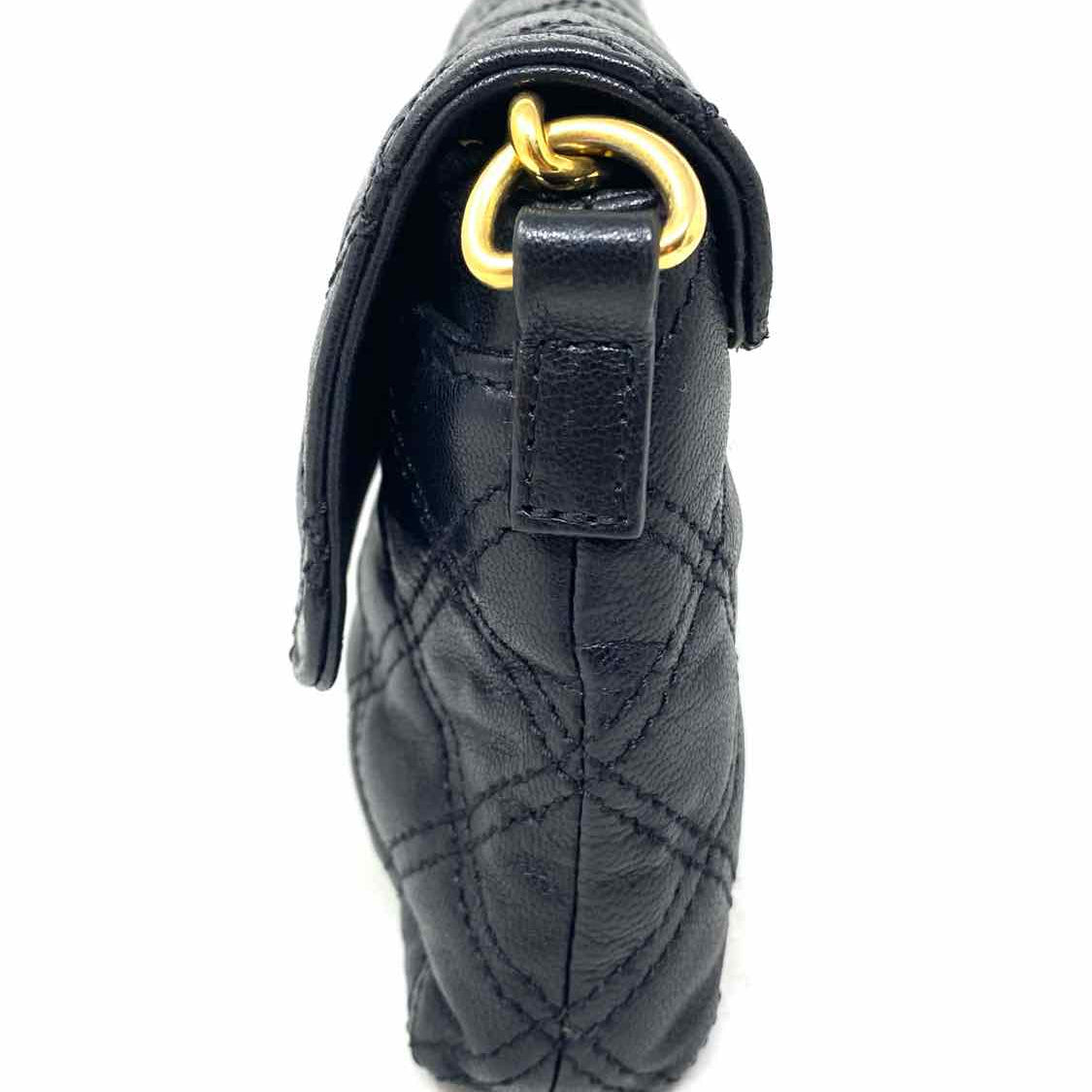 Marc Jacobs Black Flap Quilted Leather Crossbody