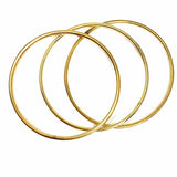 Statement 12K GF Gold Thin 3 Pc Bangle Set