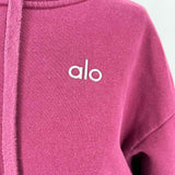 alo Accolade Women's Burgundy Size M Pullover Hoodie