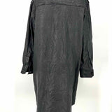 ZADIG&VOLTAIRE Rexy Women's Black Size 40/L Button Down Leather Dress