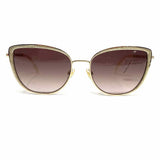 Kate Spade Staci Metal Silver Cat Eye Sparkle Sunglasses