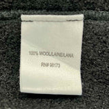 W by Worth Boiled Wool Black Shawl