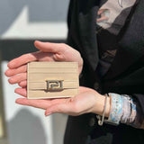 Versace Beige Leather Wallet
