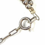 Navajo RC HallMark .925 Sterling Green Turquoise Bracelet