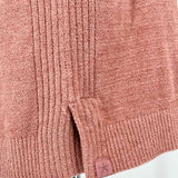 Barefoot Dreams Women's Peach Size S V-Neck Sweater