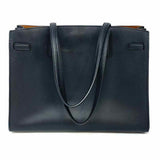 Tory Burch Black Pebbled Leather Tote