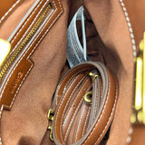 MNG Brown Bucket vegan leather Crossbody