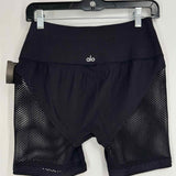 alo Open Air Short Women's Black Size L Mesh Shorts