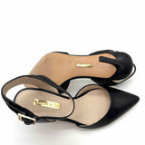 Louise et Cie Women's Black Size 5 Ankle Strap Leather Pumps