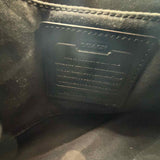Coach Black Boston Saffiano Leather Satchel