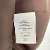 Talbots Women's Black Size 2 pencil Leather Skirt