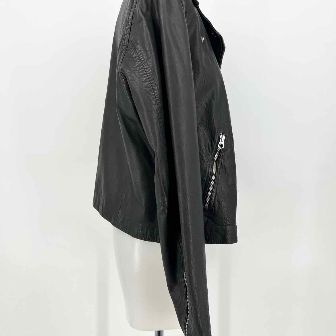 Madewell Women's Black Size XL Moto Leather Jacket