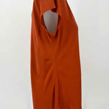 Eileen Fisher Women's Orange Size M Silk T-shirt