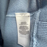 Polo Ralph Lauren Women's Light Blue Size M Crew Neck Patchwork Logo Sweatshirt