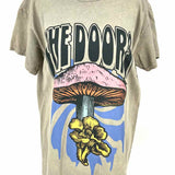 The Doors Women's Green Size M Crew Graphics T-shirt
