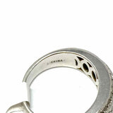 Estate size 7 .925 Sterling Silver Cubic Zirconia Ring