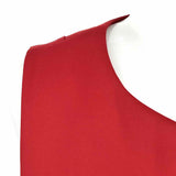 Hudson Women's Red Size M Button Down Vest