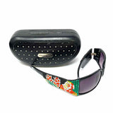 Jimmy Crystal Y2K Multi-black Rectangular Swarovski Crystal Sunglasses