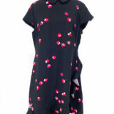 Kate Spade Women's Black Size 14 Collared Floral Dress