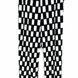 Vans Benton Women's Black White Size L Wide Leg Checkered Pants