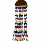 Ink & Alloy Multi-Color Chandelier Beaded Earrings