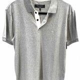 rag & bone Men's Gray Size M Cotton heather Polo