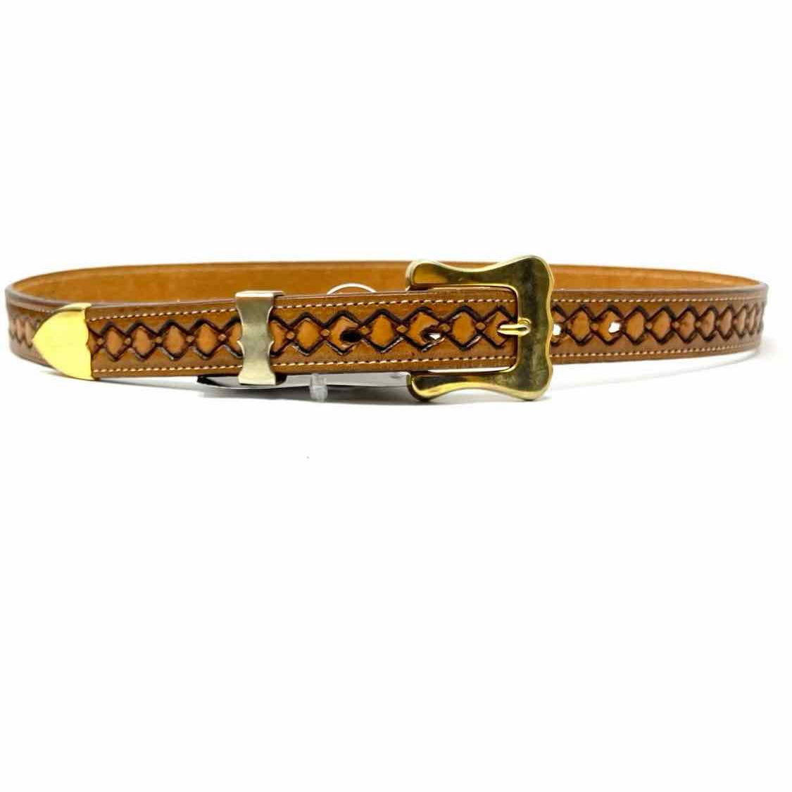 Justin Brown Geometric Western Belt