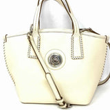 Brighton Oriana Small White Pebbled Leather Tote
