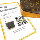 LOUIS VUITTON 2001 Noe GM Brown Monogram Made in France Bucket Bag