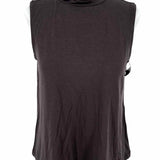 Eileen Fisher Women's Dark Gray Size XXS Turtleneck Sleeveless