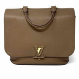 LOUIS VUITTON 2015 Galet Volta Top Handle Beige Made in France Satchel