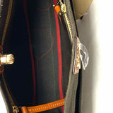 Dooney & Bourke Canvas 28 Brown Tote Turnlock Crossbody