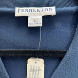 Pendleton Women's Navy Size PL Criss-Cross Sweater