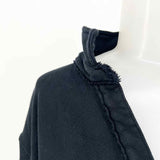 Frank & Eileen Women's Navy Size L Collared Sweatshirt